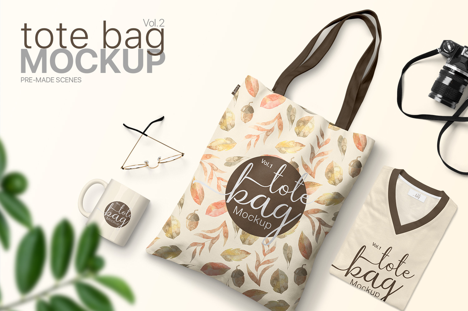 Tote Bag Mockups Vol 2 In Product Mockups On Yellow Images Creative Store