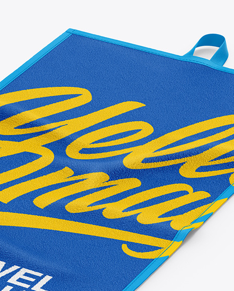 Beach Towel Mockup PSD #3