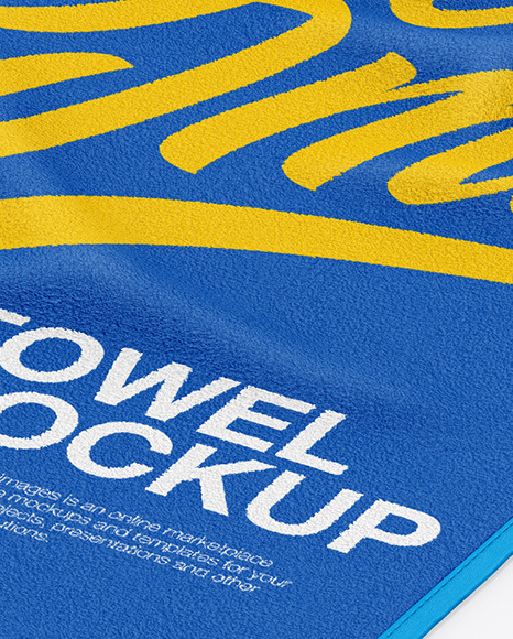 Beach Towel Mockup PSD #5