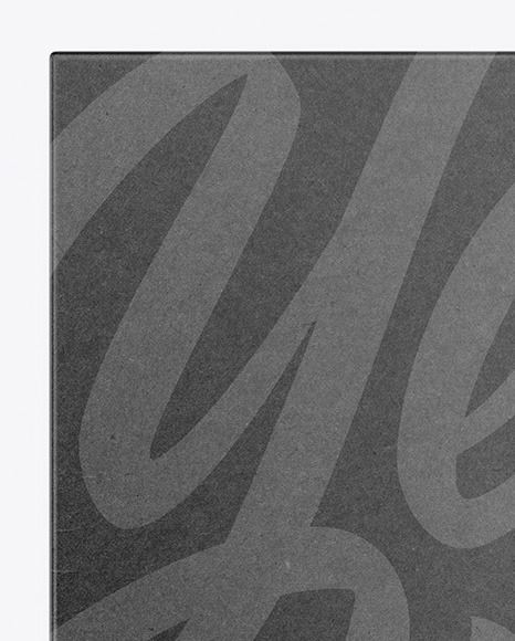 Kraft Box Mockup PSD #2