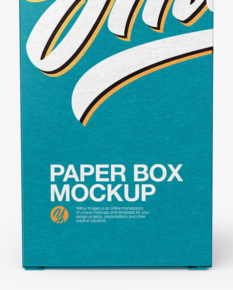 Paper Box Mockup PSD #1