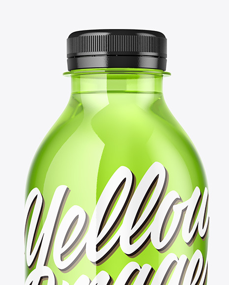 Plastic Bottle Mockup PSD #2