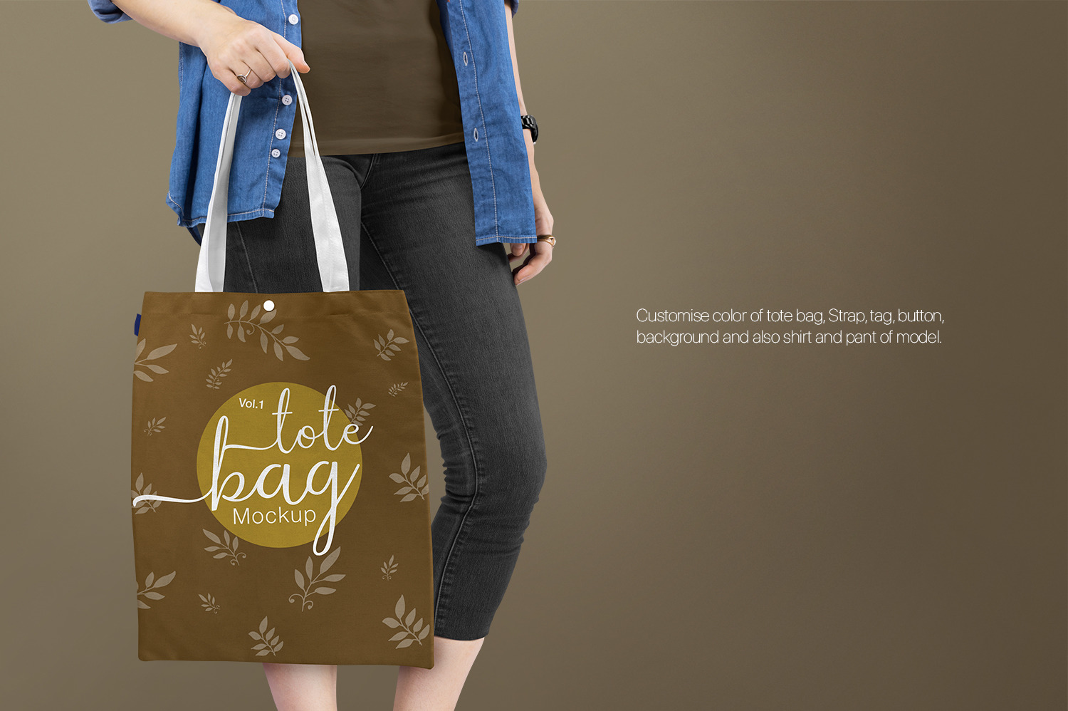 Download Tote Bag Mockup Bundle In Product Mockups On Yellow Images Creative Store