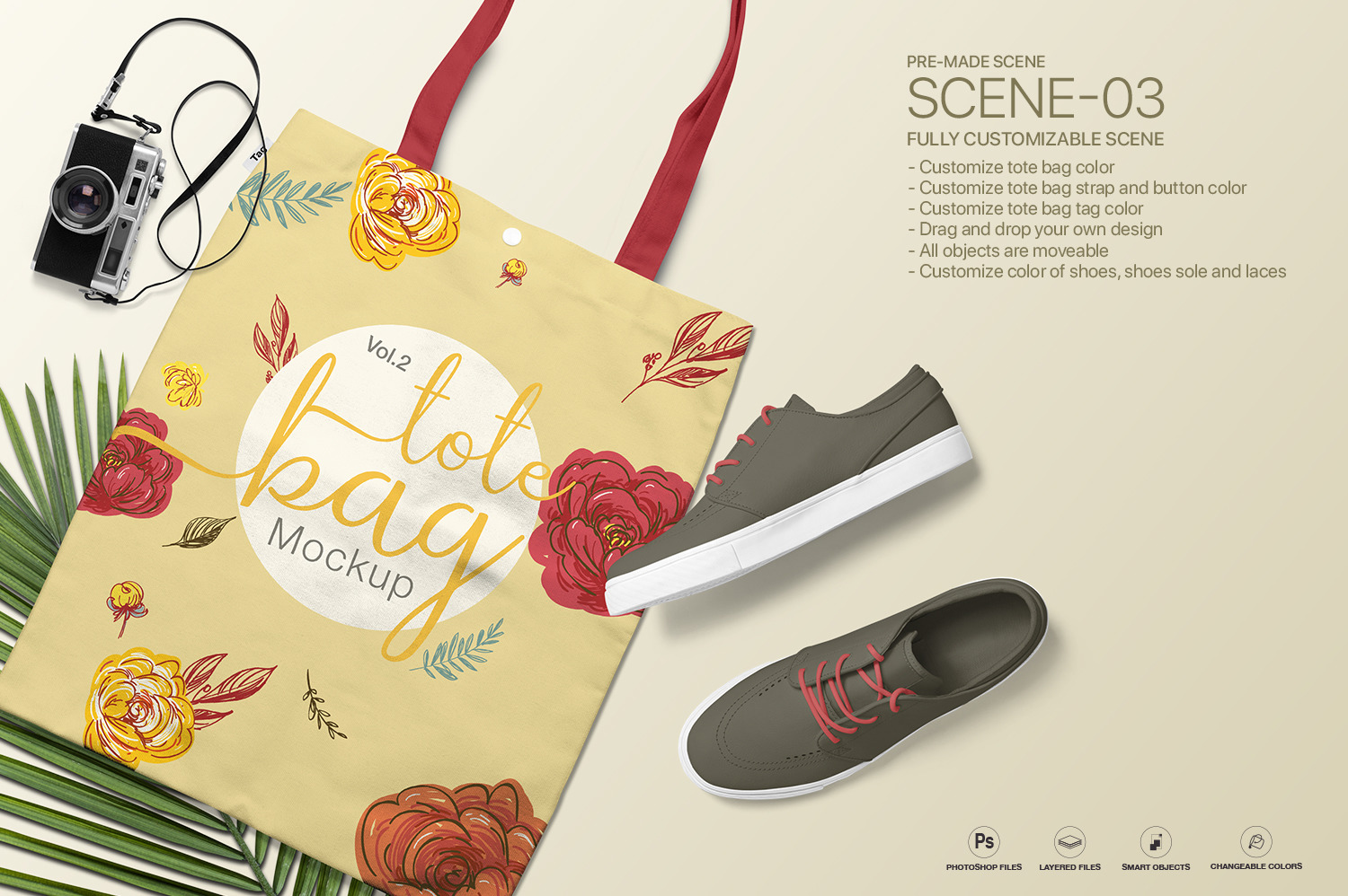 Tote Bag Mockup Bundle In Product Mockups On Yellow Images Creative Store