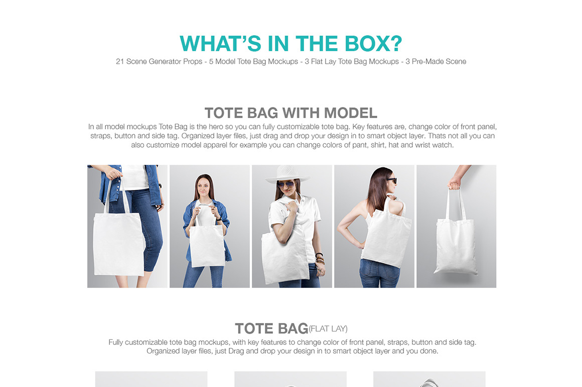 Tote Bag Mockup Bundle In Product Mockups On Yellow Images Creative Store