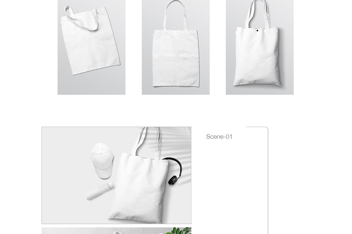 Download Tote Bag Mockup Bundle In Product Mockups On Yellow Images Creative Store