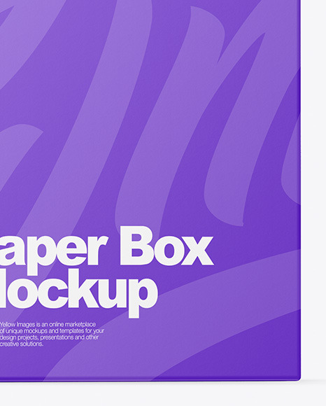 Paper Box Mockup PSD #1