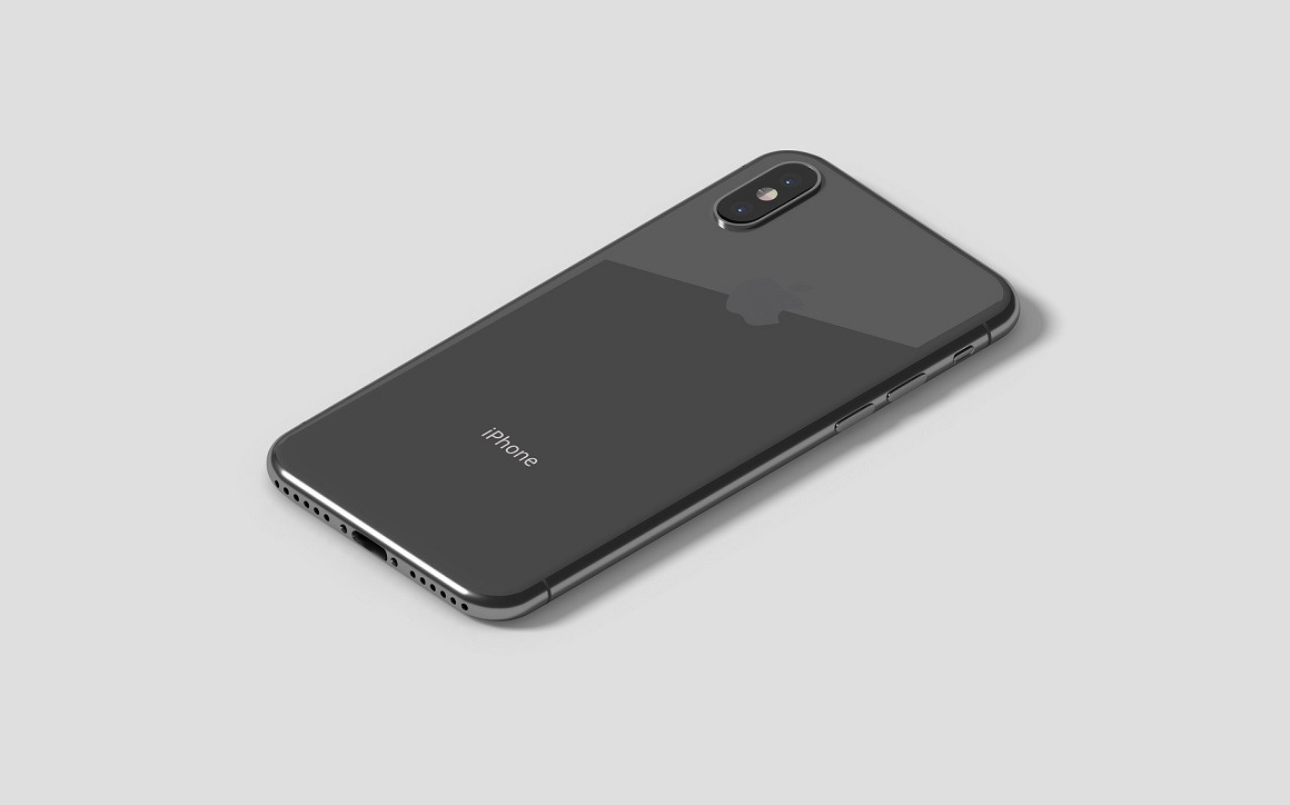 Download Isometric iPhone X Mockups in Device Mockups on Yellow ...