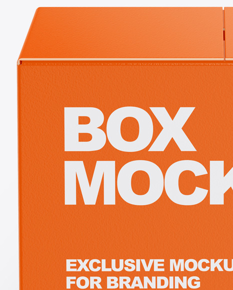 Paper Box Mockup PSD #2