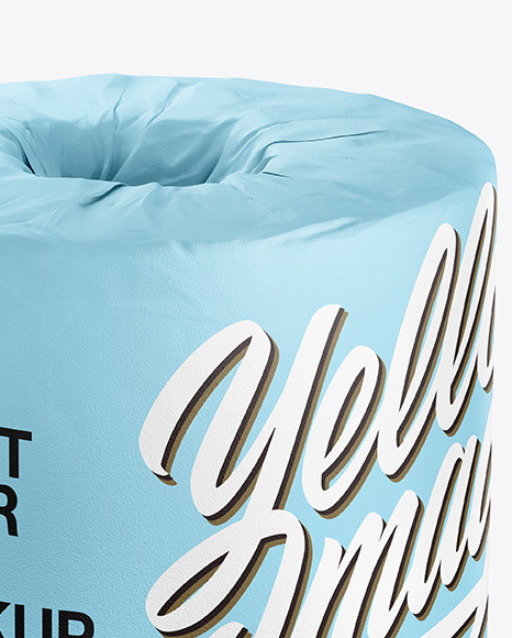 Download Toilet Tissue Pack Mockup In Packaging Mockups On Yellow Images Object Mockups PSD Mockup Templates