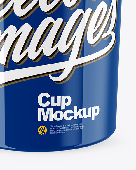 Glossy Cup Mockup PSD #1