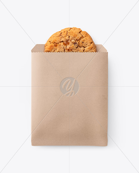 Download Paper Pack With Ciabatta Bread Mockup In Bag Sack Mockups On Yellow Images Object Mockups