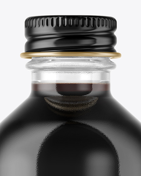 Glass Cosmetic Bottle Mockup PSD #7