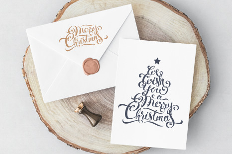 Merry Christmas Calligraphy