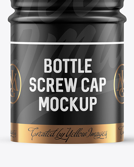 Matte Screw Cap Mockup PSD #7