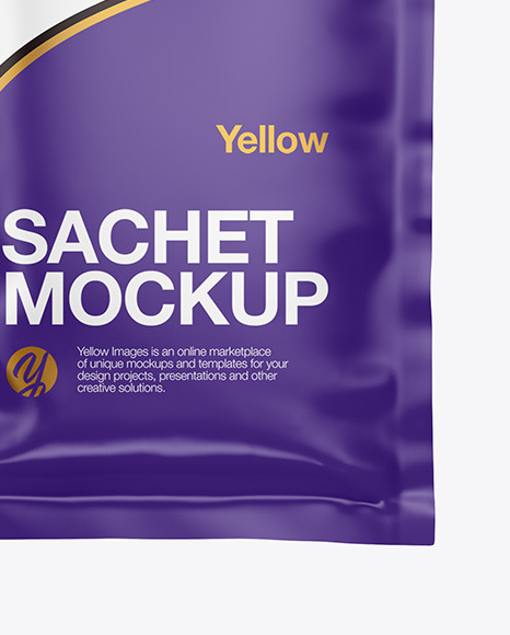 Download Matte Sachet Mockup in Sachet Mockups on Yellow Images Object Mockups