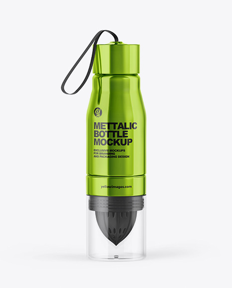 Download Steel Water Bottle Mockup In Bottle Mockups On Yellow Images Object Mockups PSD Mockup Templates