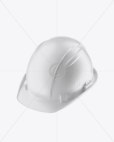 Download Matte Hard Hat Mockup - Half Side View in Apparel Mockups ...