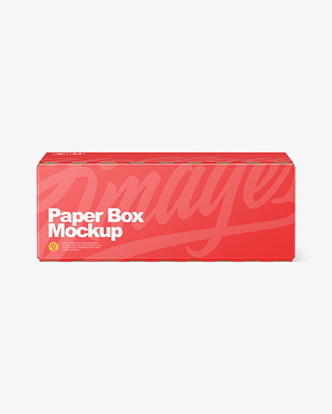 Paper Box Mockup