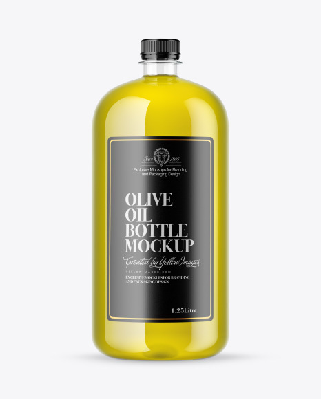 Olive Oil Bottle Mockup