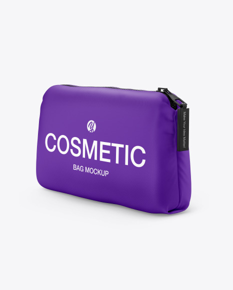 Cosmetic Bag Mockup PSD #2