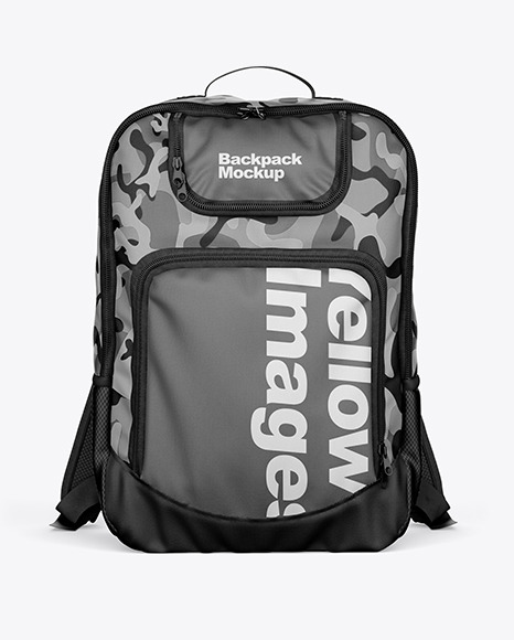 Download Backpack Mockup In Apparel Mockups On Yellow Images Object Mockups PSD Mockup Templates