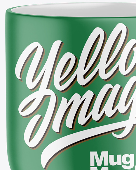 Matte Mug mockup PSD #2