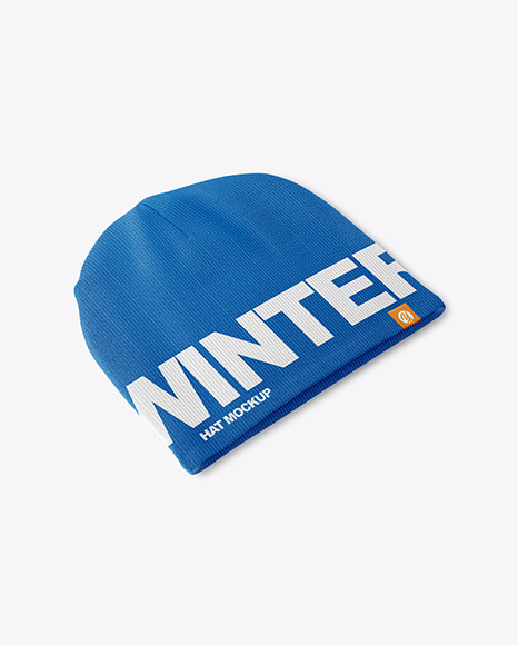 Winter Hat Mockup In Apparel Mockups On Yellow Images Object Mockups