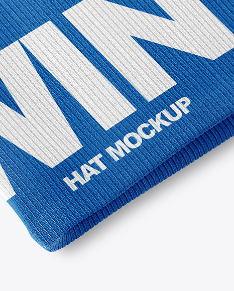 Winter Hat Mockup In Apparel Mockups On Yellow Images Object Mockups