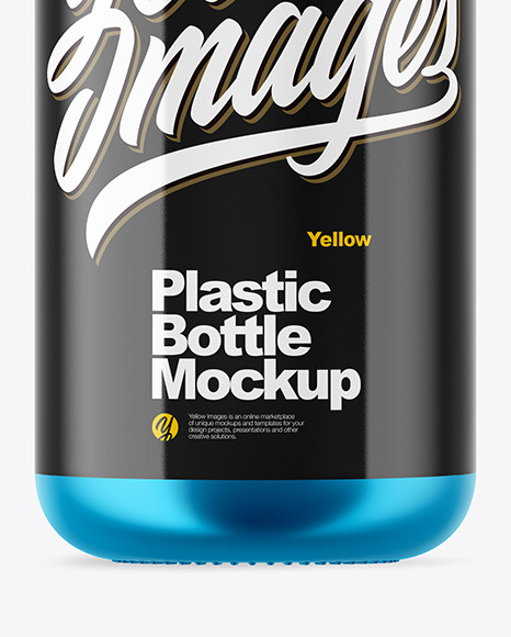 Metallic Bottle Mockup PSD #1