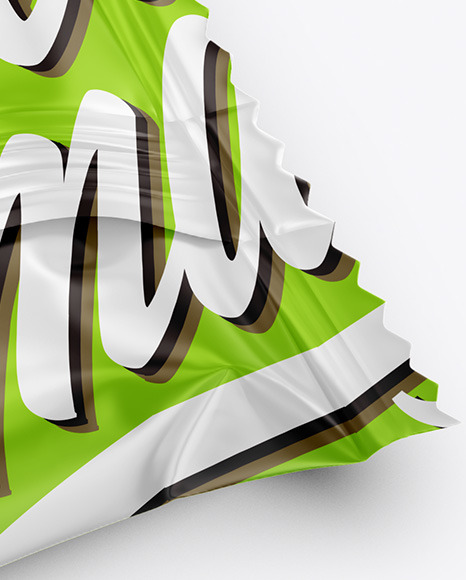 Glossy Snack Bar Mockup PSD #2