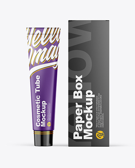 Download Box Cosmetic Packaging Mockup Yellowimages