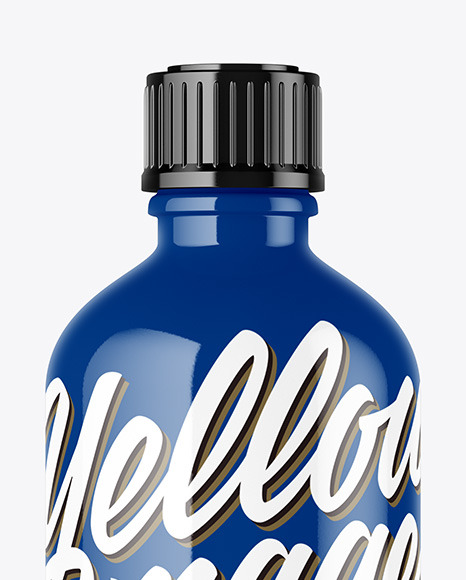 Glossy Bottle Mockup PSD #2