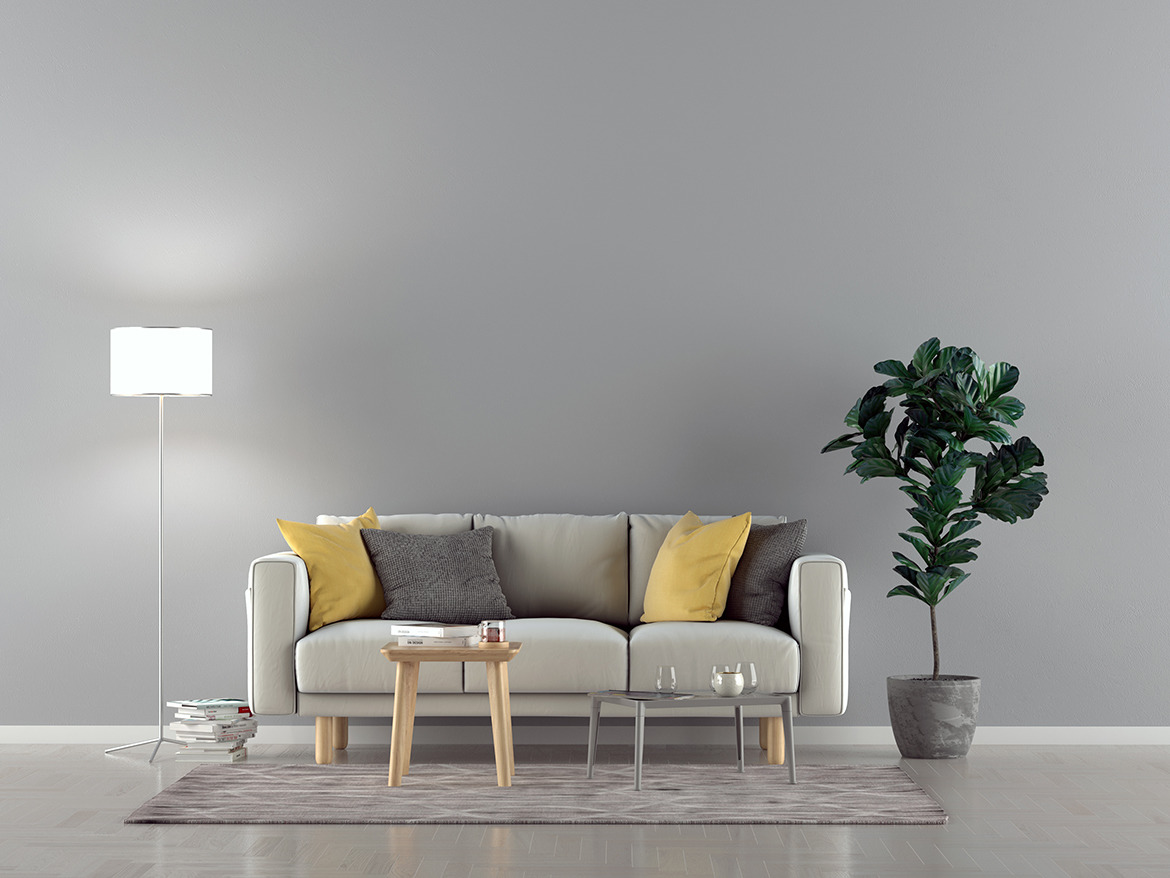 237 Interior Wall Renders - Mega Bundle on Yellow Images Creative Store