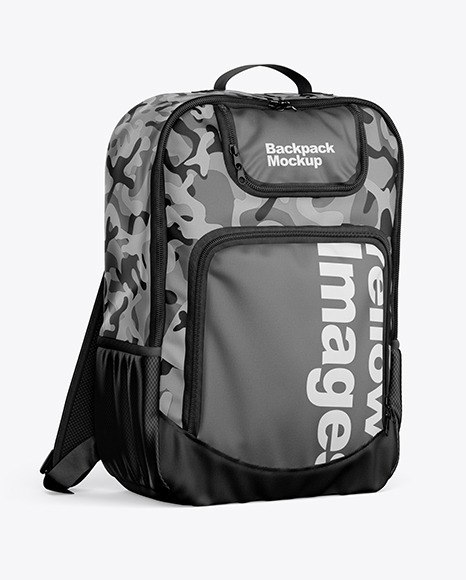 Download Backpack Mockup In Apparel Mockups On Yellow Images Object Mockups PSD Mockup Templates