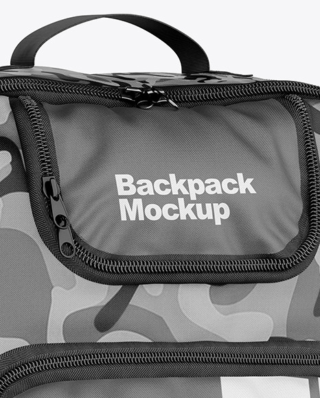 Backpack Mockup In Apparel Mockups On Yellow Images Object Mockups