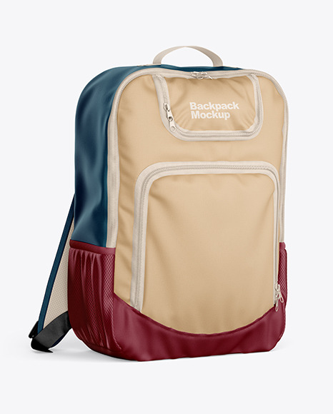 Backpack Mockup In Apparel Mockups On Yellow Images Object Mockups