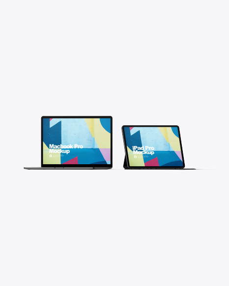 Macbook Pro 15 and iPad Pro Mockup