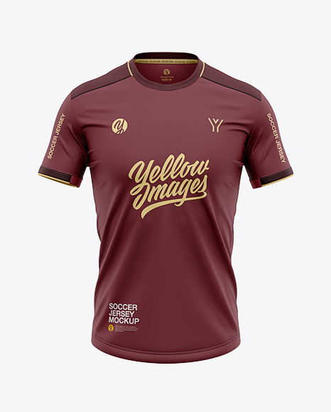 Standard Top Football/Soccer Jersey Template Mock-up