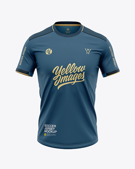 Soccer Jersey Mockup In Apparel Mockups On Yellow Images Object Mockups