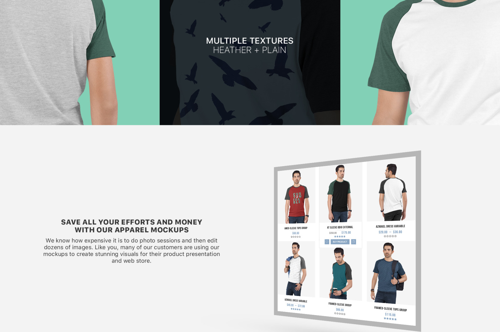 Download Men S Raglan T Shirt Mockup Set In Apparel Mockups On Yellow Images Creative Store PSD Mockup Templates