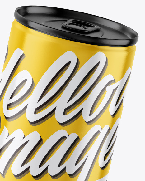 Glossy Drink Can Mockup PSD #7