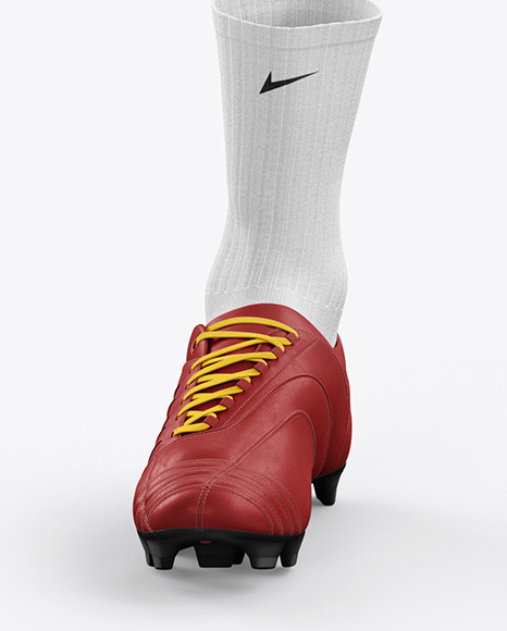 Download Get Cuffed Soccer Cleat Mockup Inside View Images ...