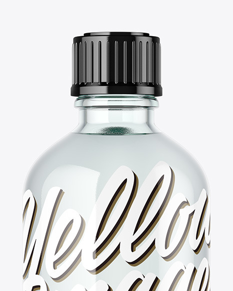 Blue Bottle Mockup PSD #2