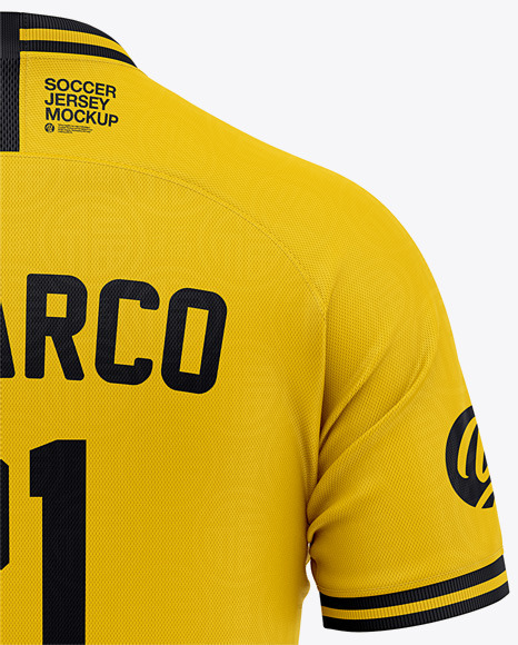 Download Soccer Jersey Mockup In Apparel Mockups On Yellow Images Object Mockups