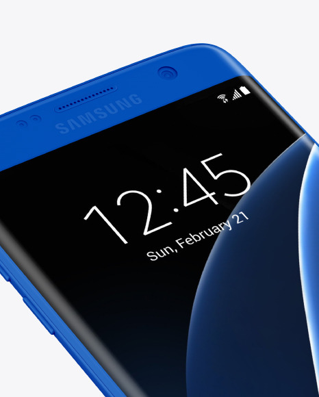 Clay Samsung Galaxy S7 Phone Mockup