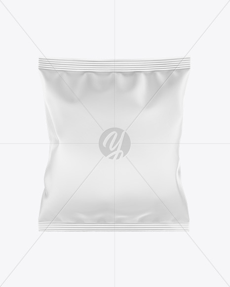 Download Matte Snack Mockup Front View In Bag Sack Mockups On Yellow Images Object Mockups PSD Mockup Templates