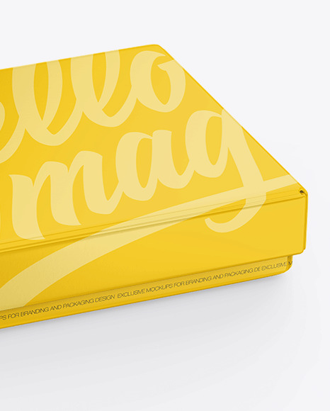 Glossy Giftbox Mockup