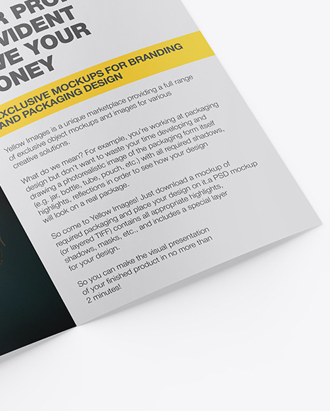 Glossy Brochure Mockup PSD #1