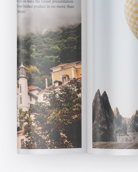 Glossy Magazine Mockup PSD #1